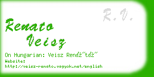 renato veisz business card